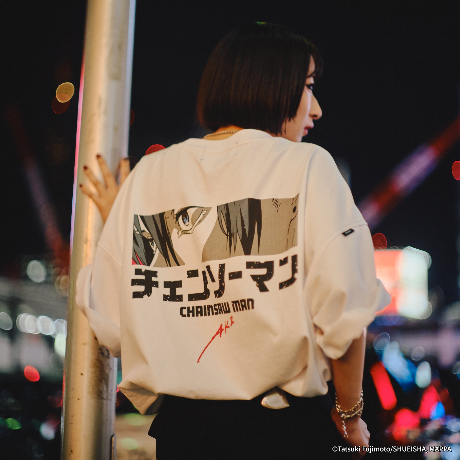 Chainsaw Man - Aki T-Shirt (White) – Kissui